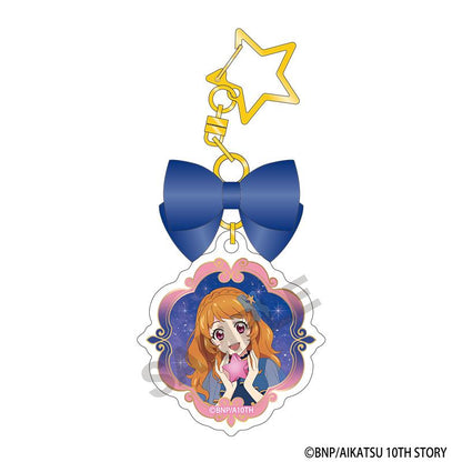 アイカツ！_トレーディングリボン付きアクリルキーホルダー　星空ドレス 【コンプリートBOX／6個入り】
