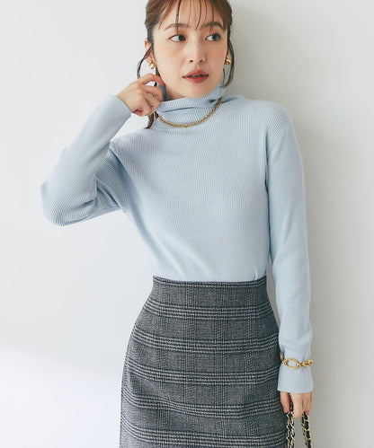 La boutique BonBon 羅紋圓領套頭衫 彈力 羅紋針織 基礎款 簡約 圓領 針織衫 女