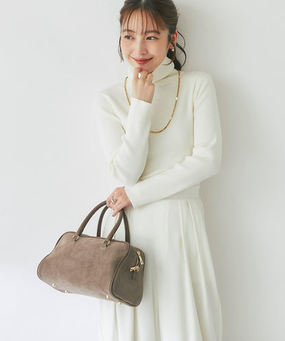 La boutique BonBon 羅紋圓領套頭衫 彈力 羅紋針織 基礎款 簡約 圓領 針織衫 女