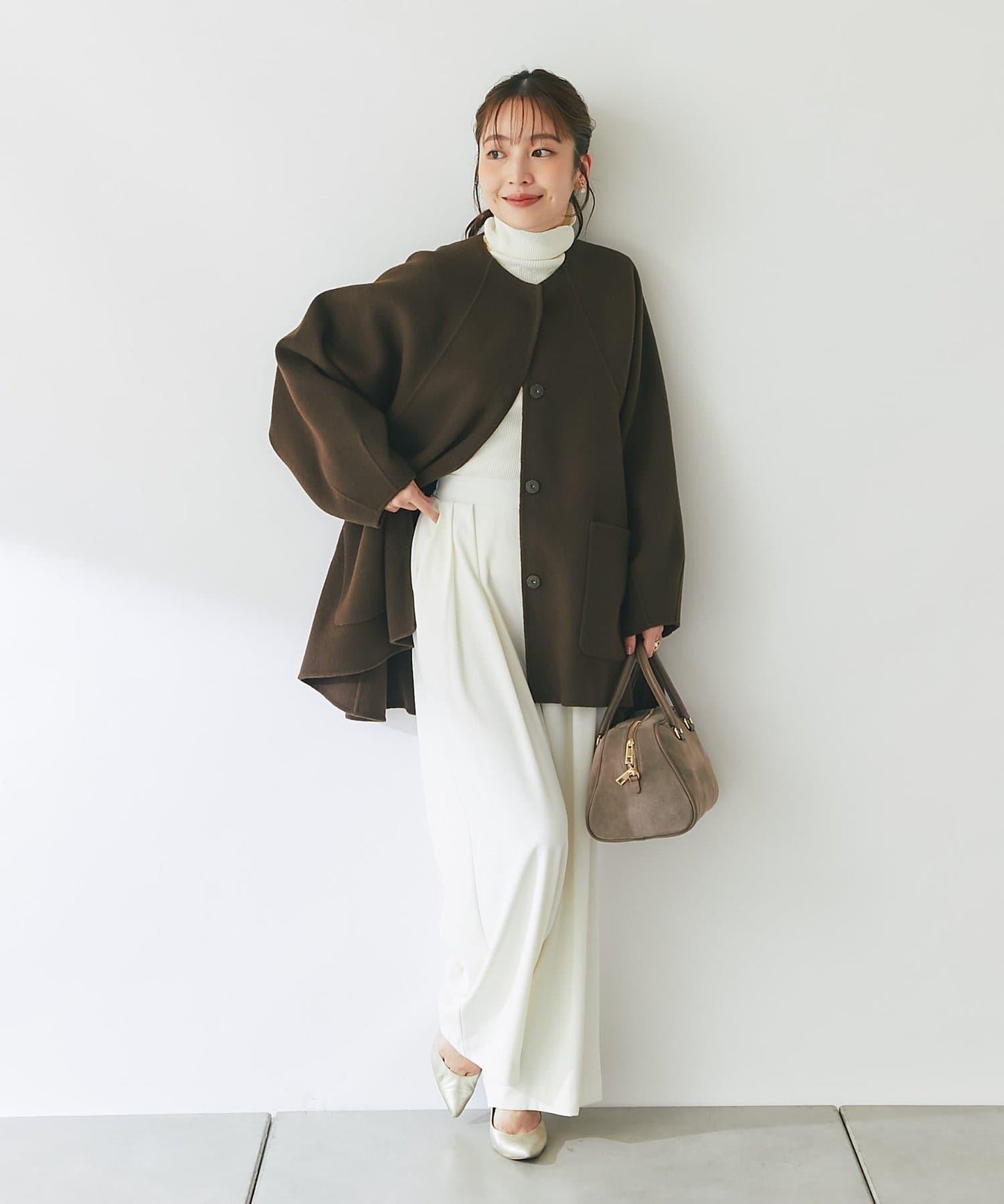 La boutique BonBon 羅紋圓領套頭衫 彈力 羅紋針織 基礎款 簡約 圓領 針織衫 女