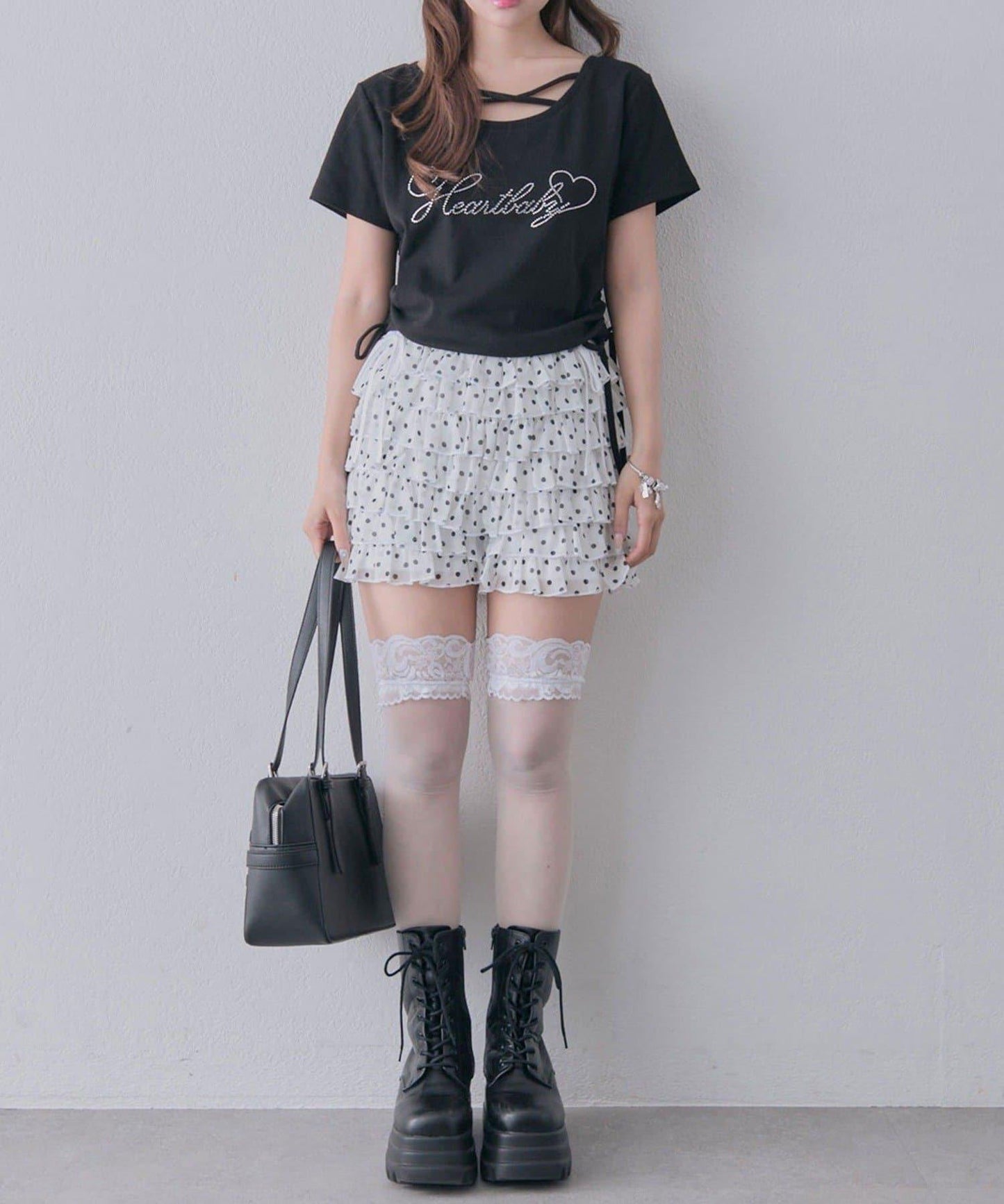 【OLIVE des OLIVE】レースリボンショートパンツ
