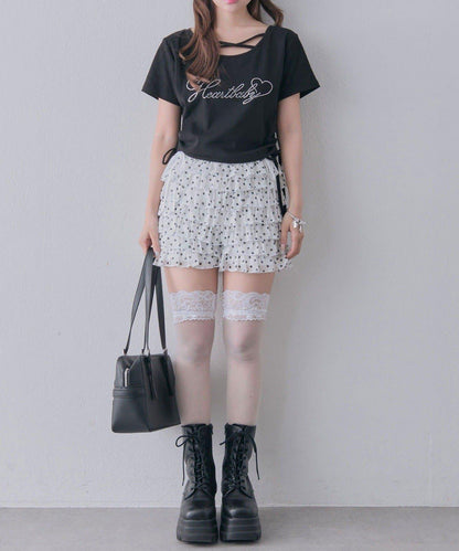 【OLIVE des OLIVE】レースリボンショートパンツ
