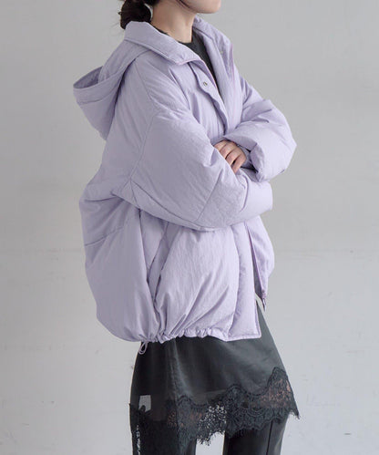 SHENERY 蓬鬆廓形連帽羽絨服 2026冬季新款 防潑水防紫外線 寬鬆保暖女士外套