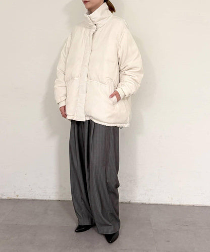 Omekashi 菲布里爾怪獸羽絨服 寬鬆廓形 啞光質感 80%羽絨 20%羽毛 夾克