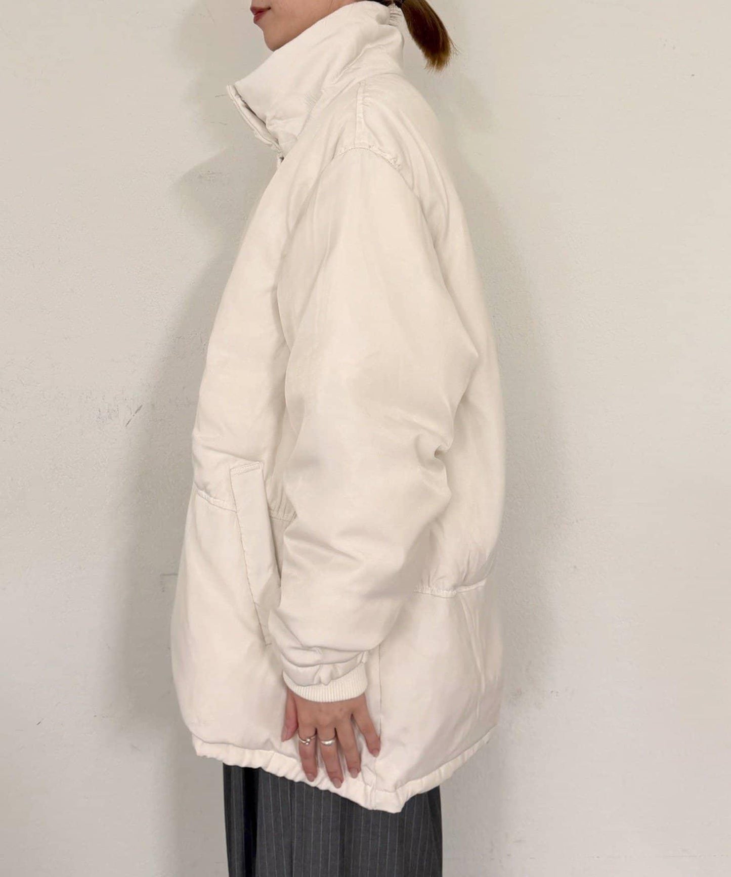 Omekashi 菲布里爾怪獸羽絨服 寬鬆廓形 啞光質感 80%羽絨 20%羽毛 夾克