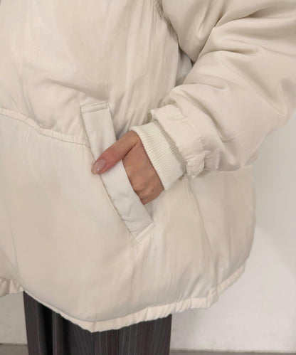 Omekashi 菲布里爾怪獸羽絨服 寬鬆廓形 啞光質感 80%羽絨 20%羽毛 夾克