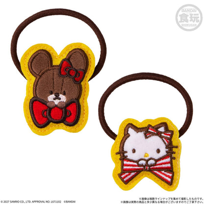 くまのがっこう×ハローキティ_【食玩】ぬいゴム＆チョコボーロ【1BOX／10個入り】