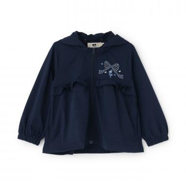【吸水速乾】【UVカット】 フリルジップ パーカ