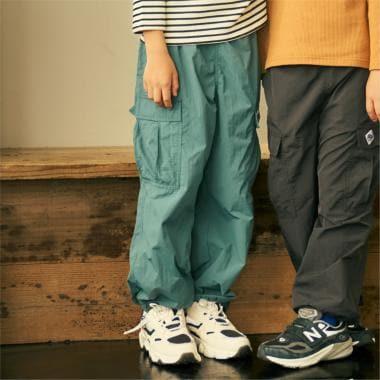 【予約商品】【撥水】ドロスト付きカーゴパンツ