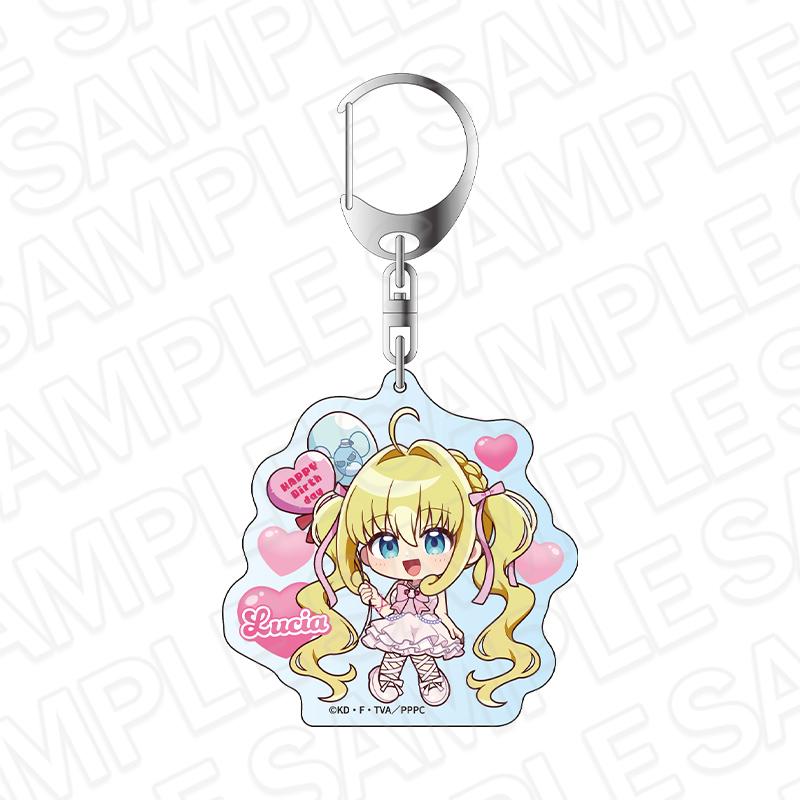 マーメイドメロディー ぴちぴちピッチ_ホログラムキーホルダー るちあ Birthday Party! デフォルメ ver.