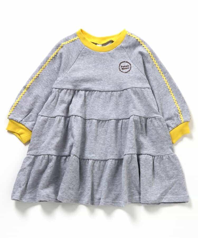 WEB限定 なみなみラインティアードワンピース