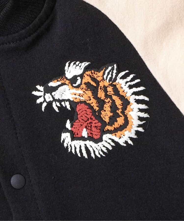 スカジャン風カバーオール