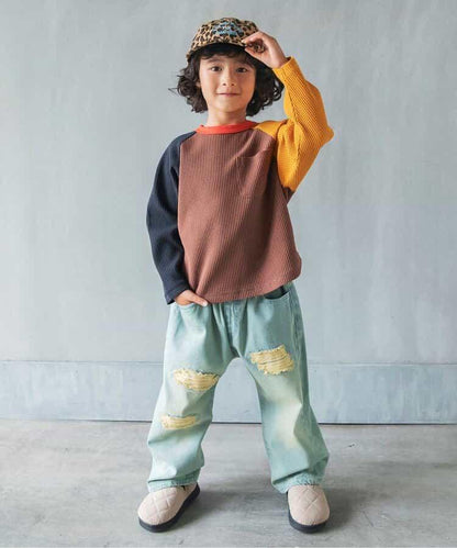 総柄キャップ