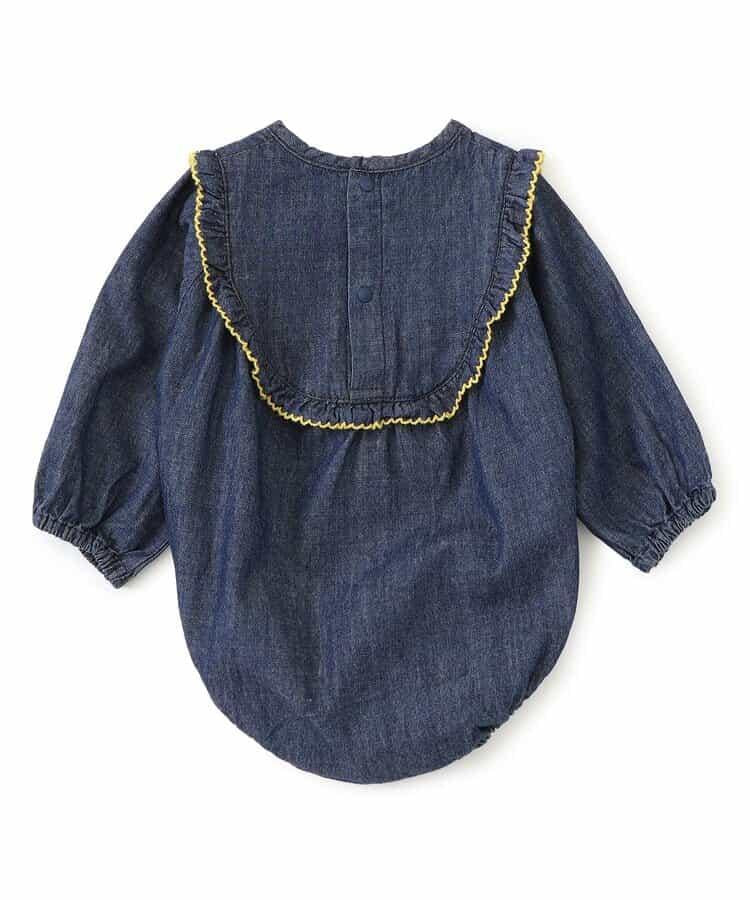 クロスステッチ刺繍ボディースーツ
