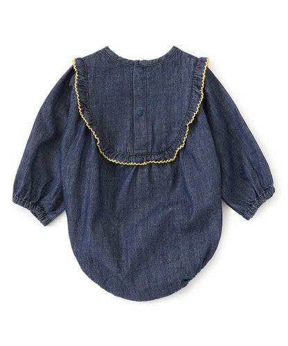 クロスステッチ刺繍ボディースーツ