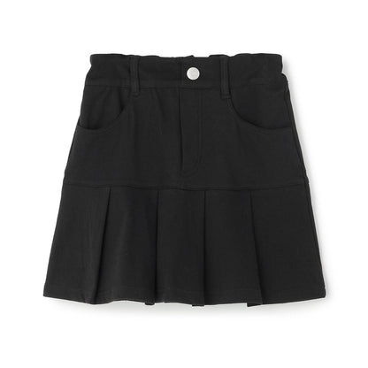 【みんなの声/ストレッチ】デニムライクカットプリーツスカート