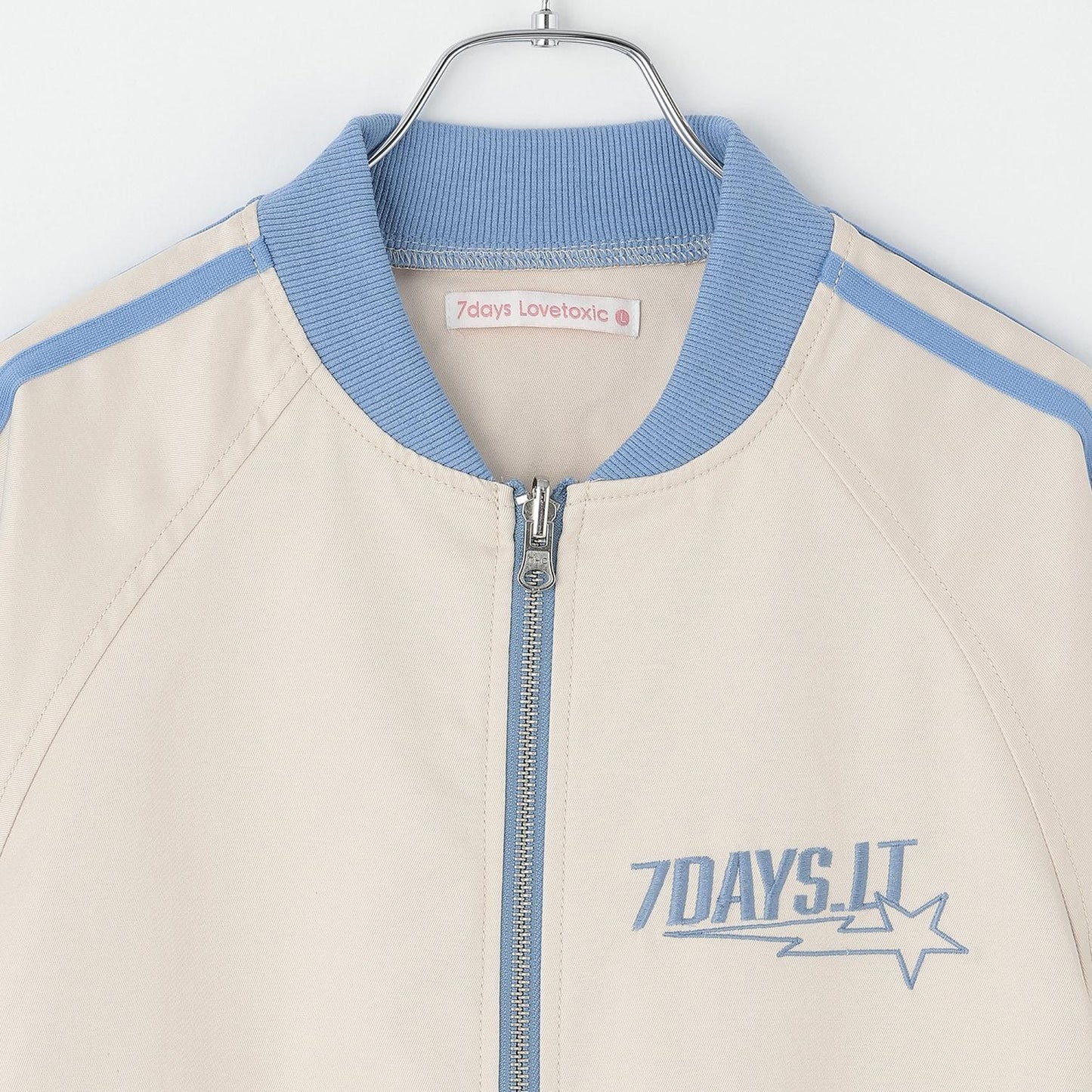 【7days】デニムラインブルゾン