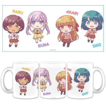 幼馴染とはラブコメにならない_マグカップ 汐＆灯＆るな＆春 デフォルメver.