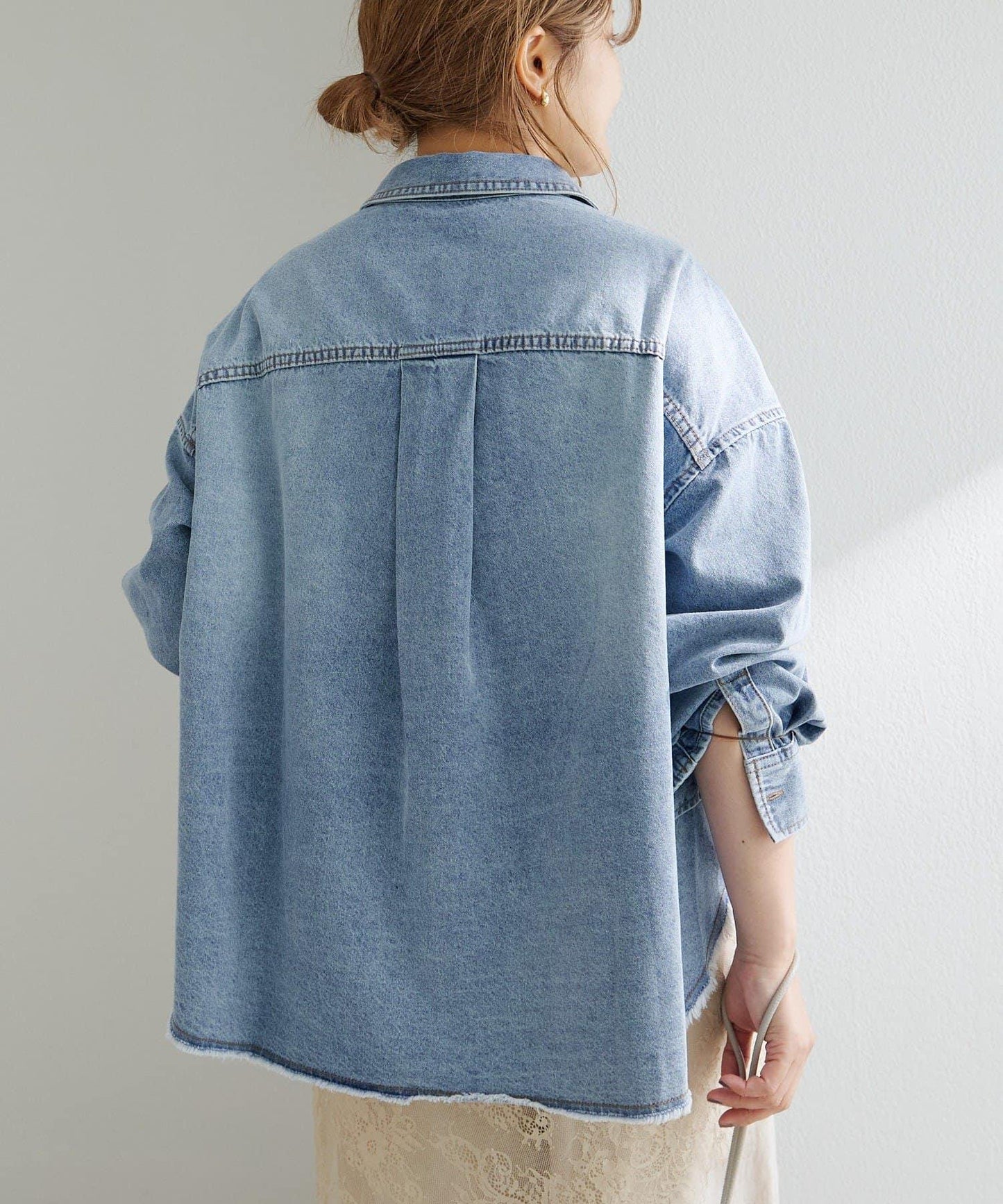 PUAL CE CIN 2026 AW VINTAGE REBELLION 系列 牛仔雙口袋襯衫 7.6oz棉質