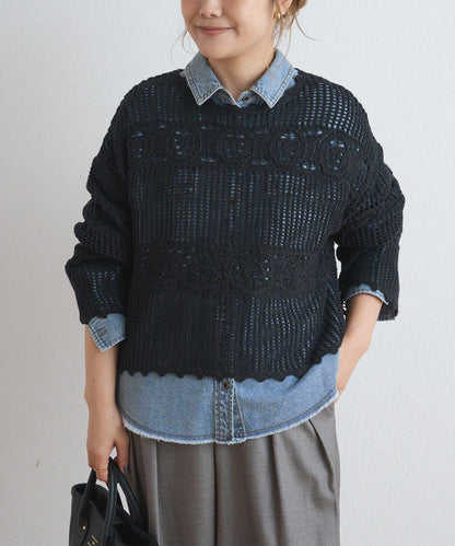 PUAL CE CIN 2026 AW VINTAGE REBELLION 系列 牛仔雙口袋襯衫 7.6oz棉質