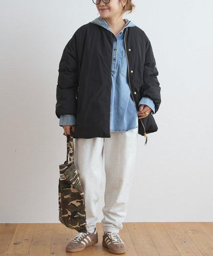 PUAL CE CIN 2026 AW VINTAGE REBELLION 系列 牛仔連帽襯衫 100%棉