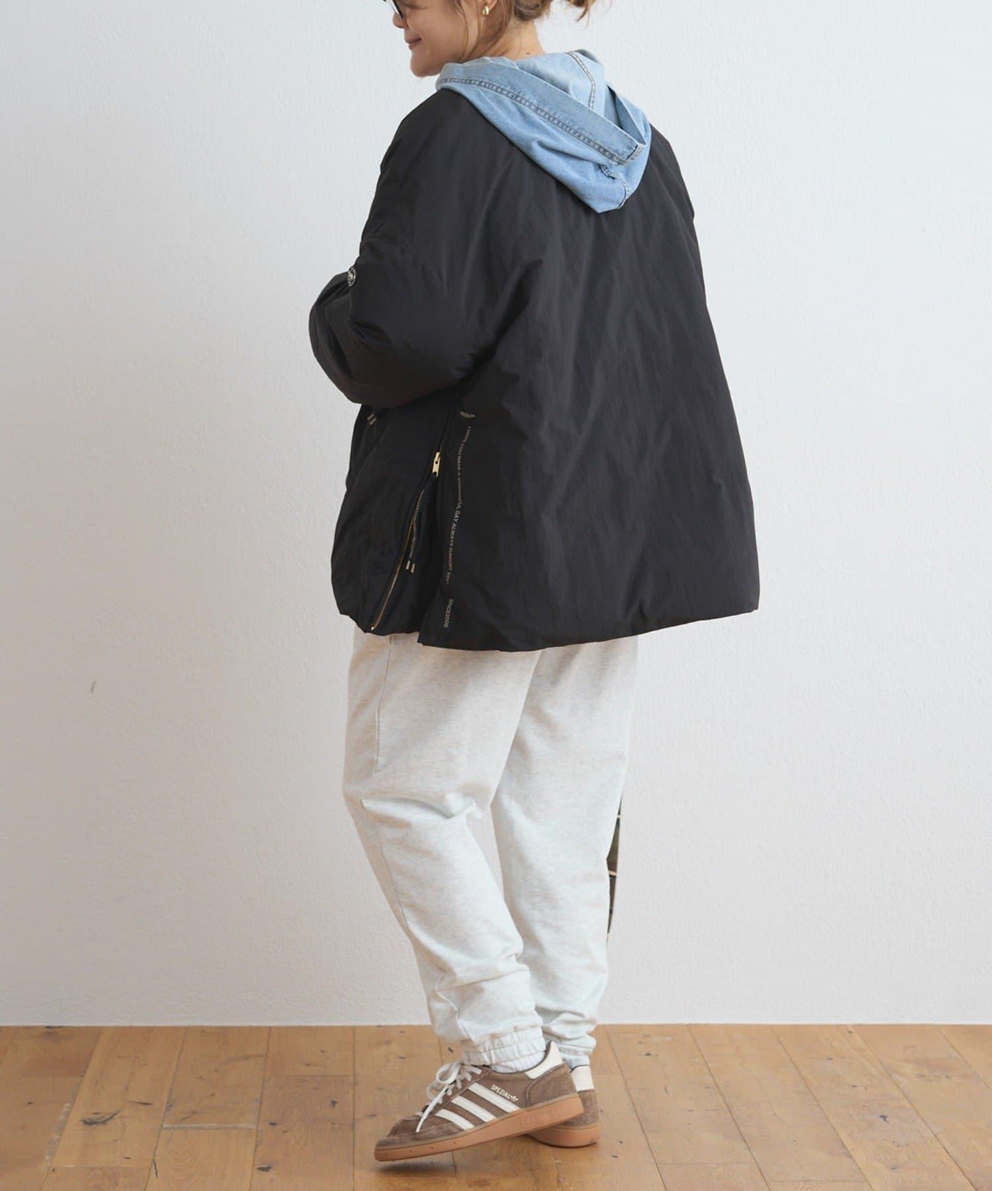 PUAL CE CIN 2026 AW VINTAGE REBELLION 系列 牛仔連帽襯衫 100%棉