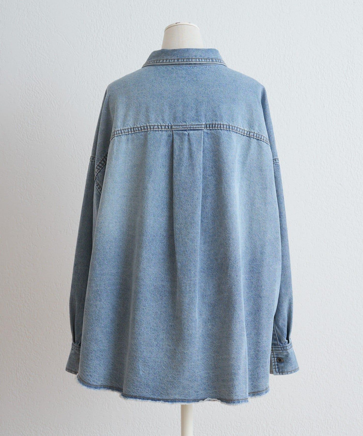 PUAL CE CIN 2026 AW VINTAGE REBELLION 系列 牛仔雙口袋襯衫 7.6oz棉質