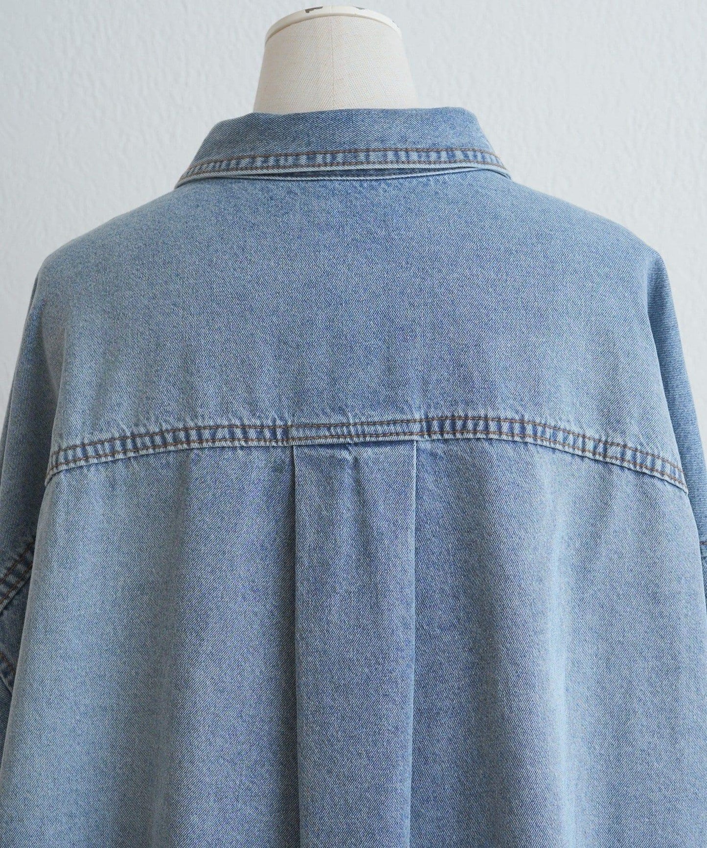 PUAL CE CIN 2026 AW VINTAGE REBELLION 系列 牛仔雙口袋襯衫 7.6oz棉質