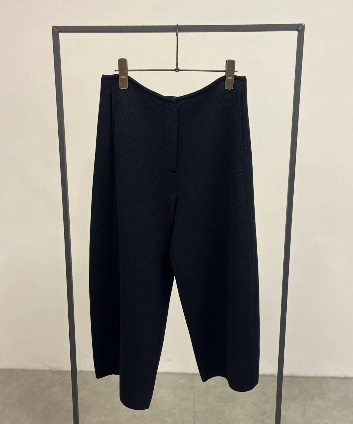 UMARMUNG 羅紋混紡闊腿褲