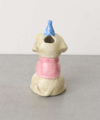Animal Vase Party Dog  アニマルフラワーベース 花瓶