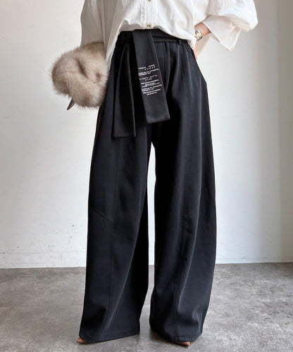 【WEB限定】ベルト付スウェットパンツ