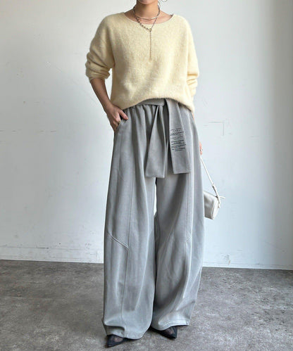 【WEB限定】ベルト付スウェットパンツ
