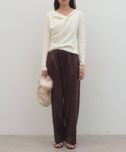 LOUNGEDRESS 仿皮光澤長褲