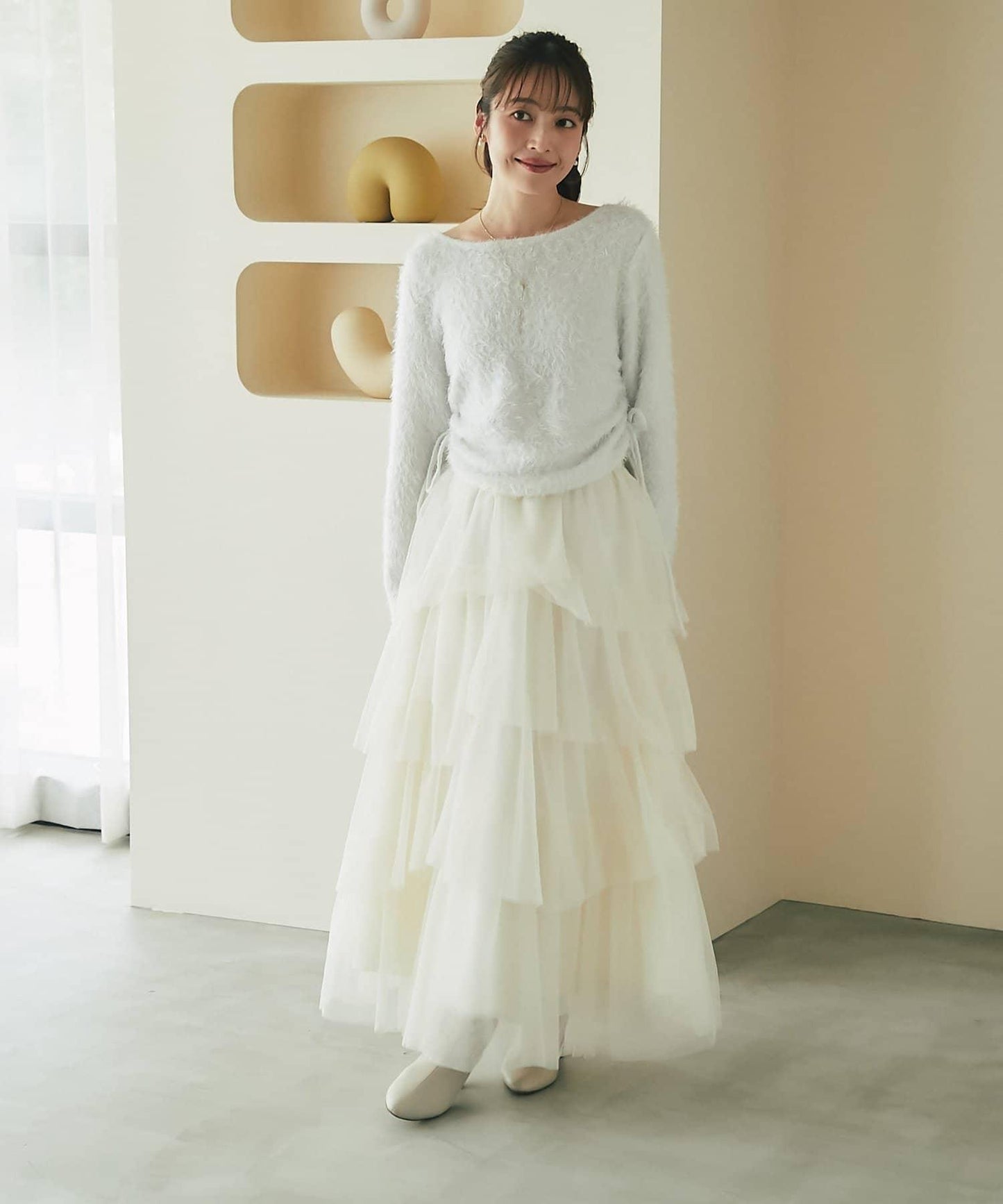 La boutique BonBon 閃亮毛絨針織衫