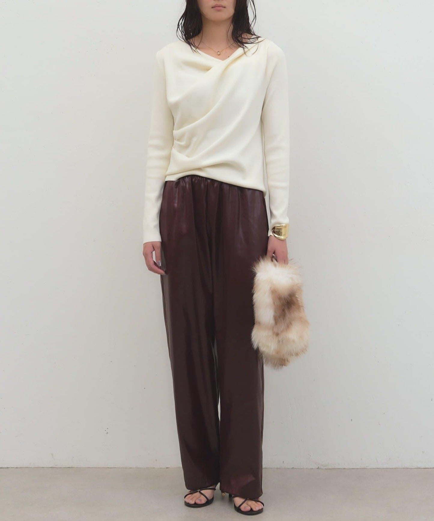 LOUNGEDRESS 仿皮光澤長褲