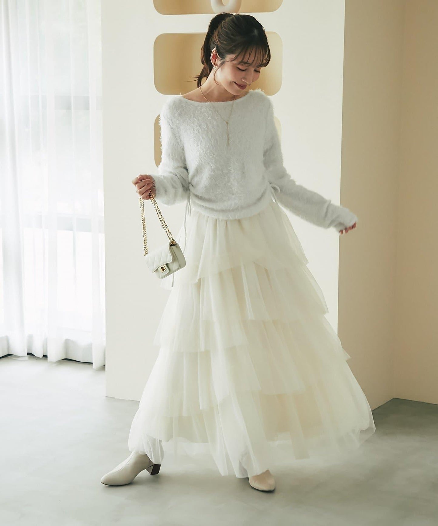 La boutique BonBon 閃亮毛絨針織衫