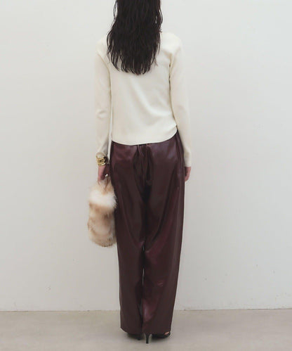 LOUNGEDRESS 仿皮光澤長褲