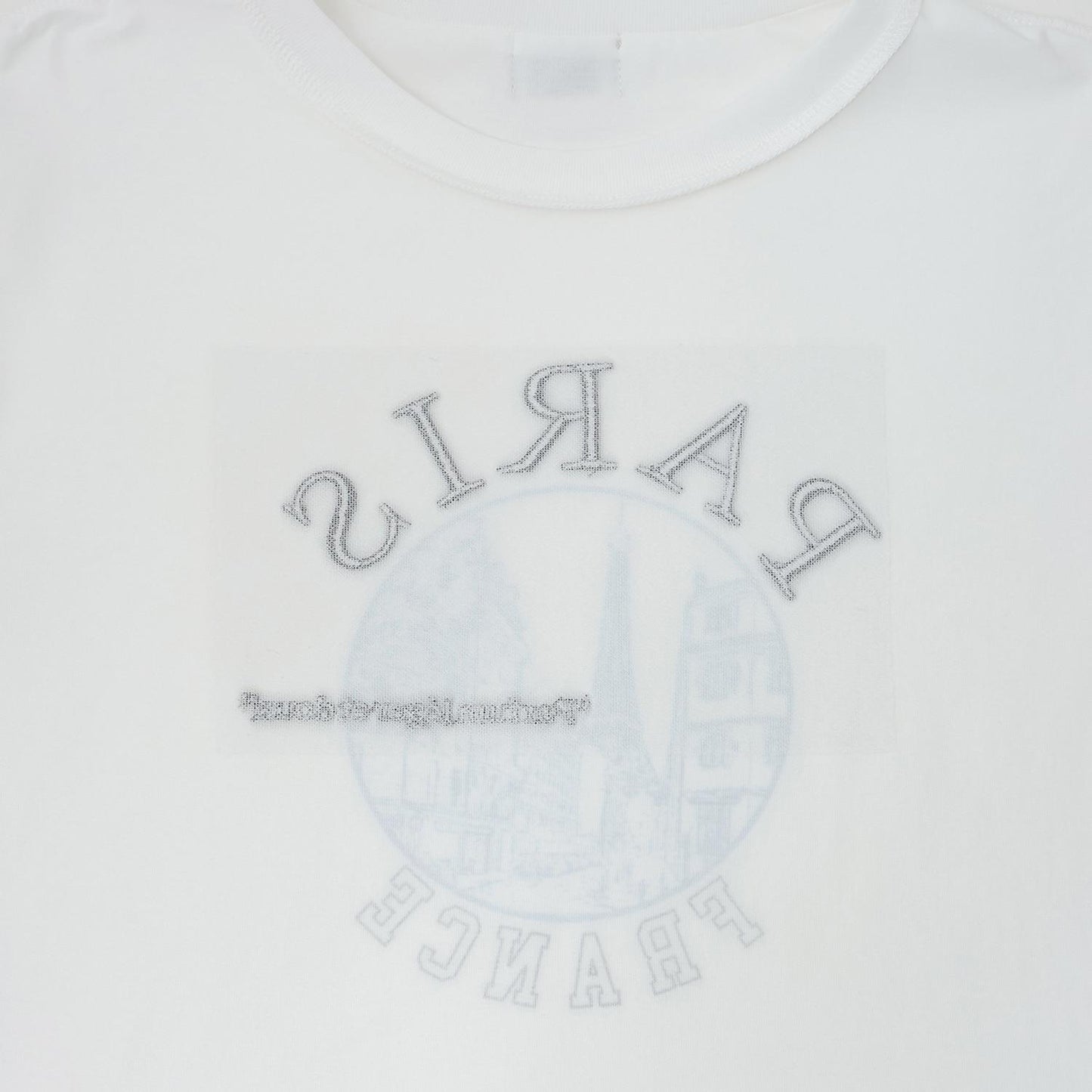 【AMI】フェイクファーベスト×長袖Tシャツセット