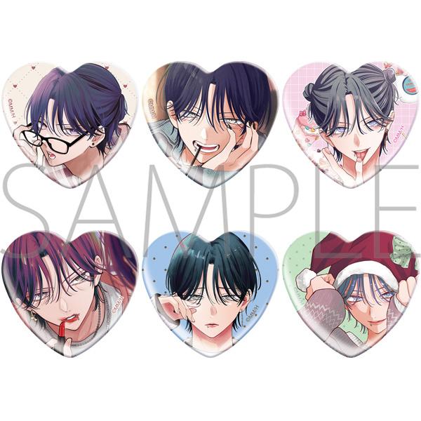 春の嵐とモンスター_栢くんだらけのキャラバッジコレクション　【BOX／6パック入り】