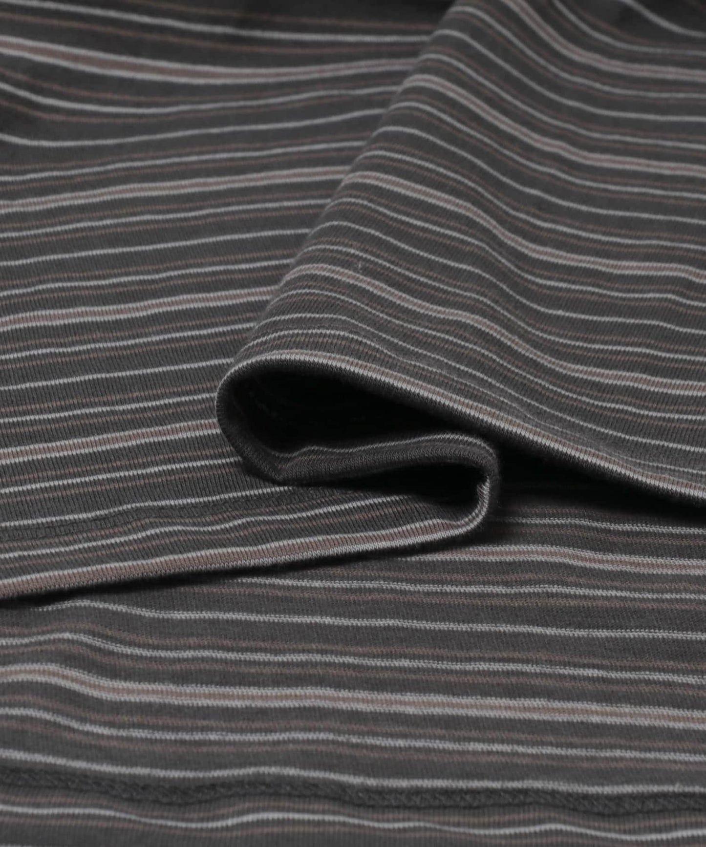 ANOTHER OFFICE O.MULTI STRIPE POCKET T-SHIRTS