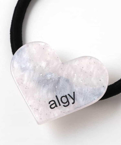 algyハートロゴヘアゴム