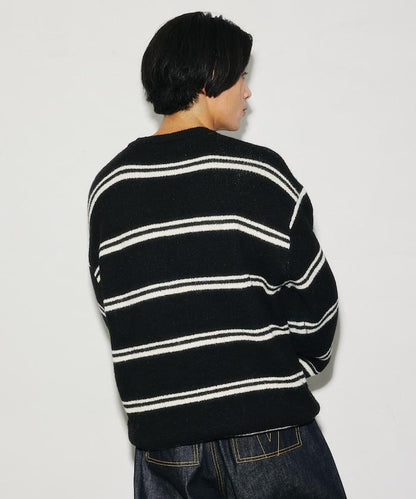 FREAK'S STORE 拼色圓領針織衫 2026秋冬