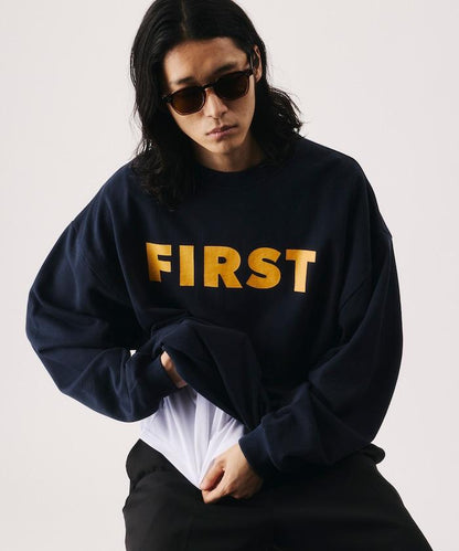 Firsthand FIRST印花圓領衛衣