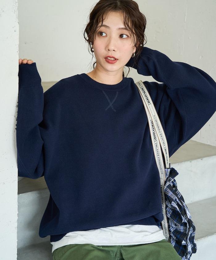 FREAK'S STORE 針織套頭衫 選款長度 休閒針織衫 寬鬆落肩設計 舒適保暖 男女同款