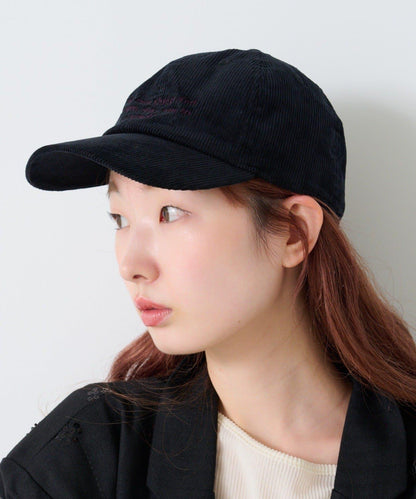 Kastane 刺繡燈芯絨棒球帽