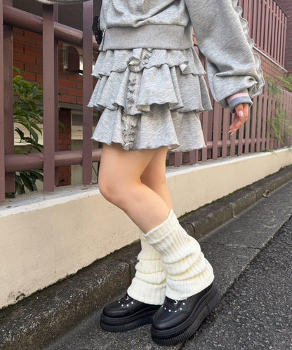 NICE CLAUP 3段フリルスカート 連衣裙