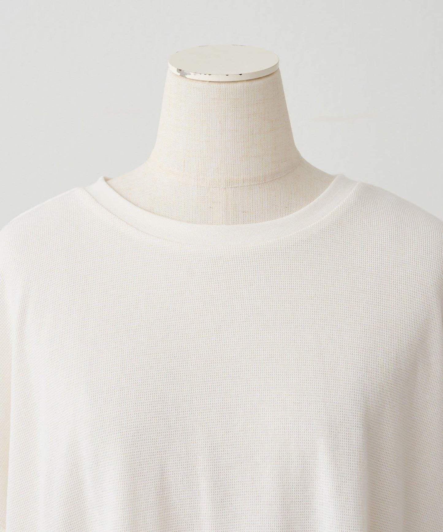 レースヘムシアーワッフルカットソー PUAL CE CIN