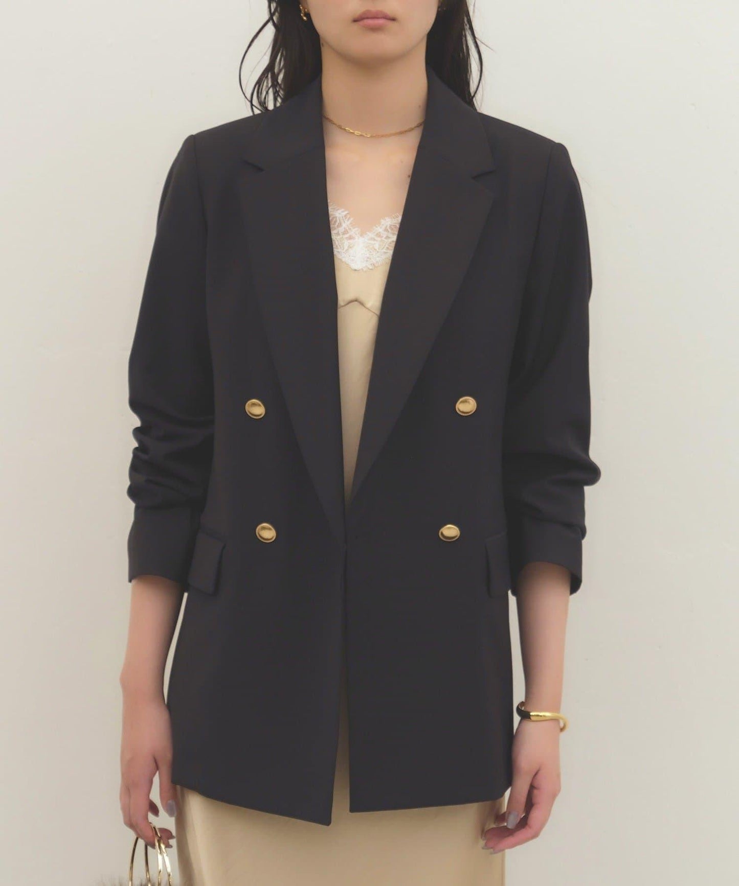 LOUNGEDRESS 經典雙排扣西裝外套 女