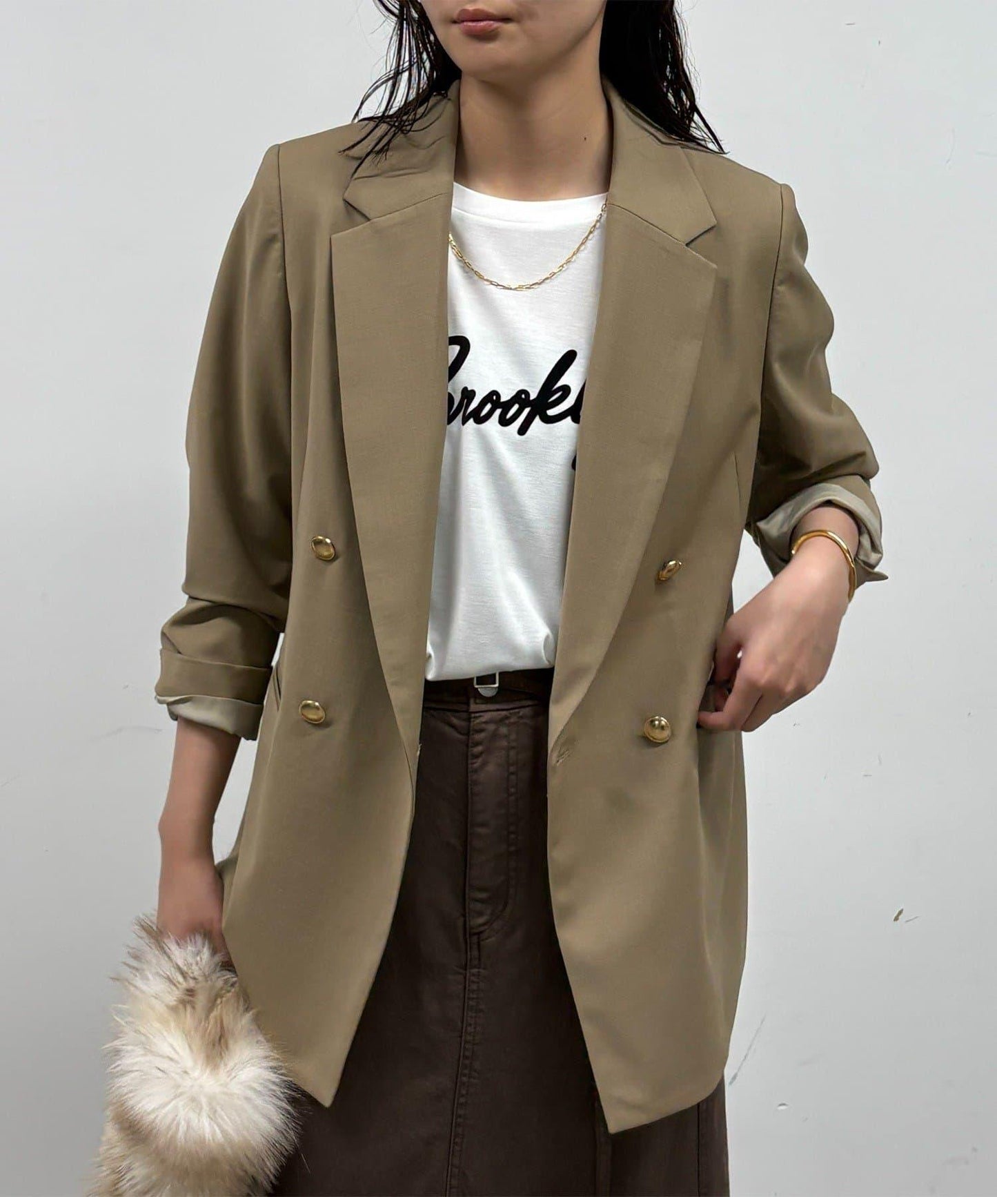 LOUNGEDRESS 經典雙排扣西裝外套 女