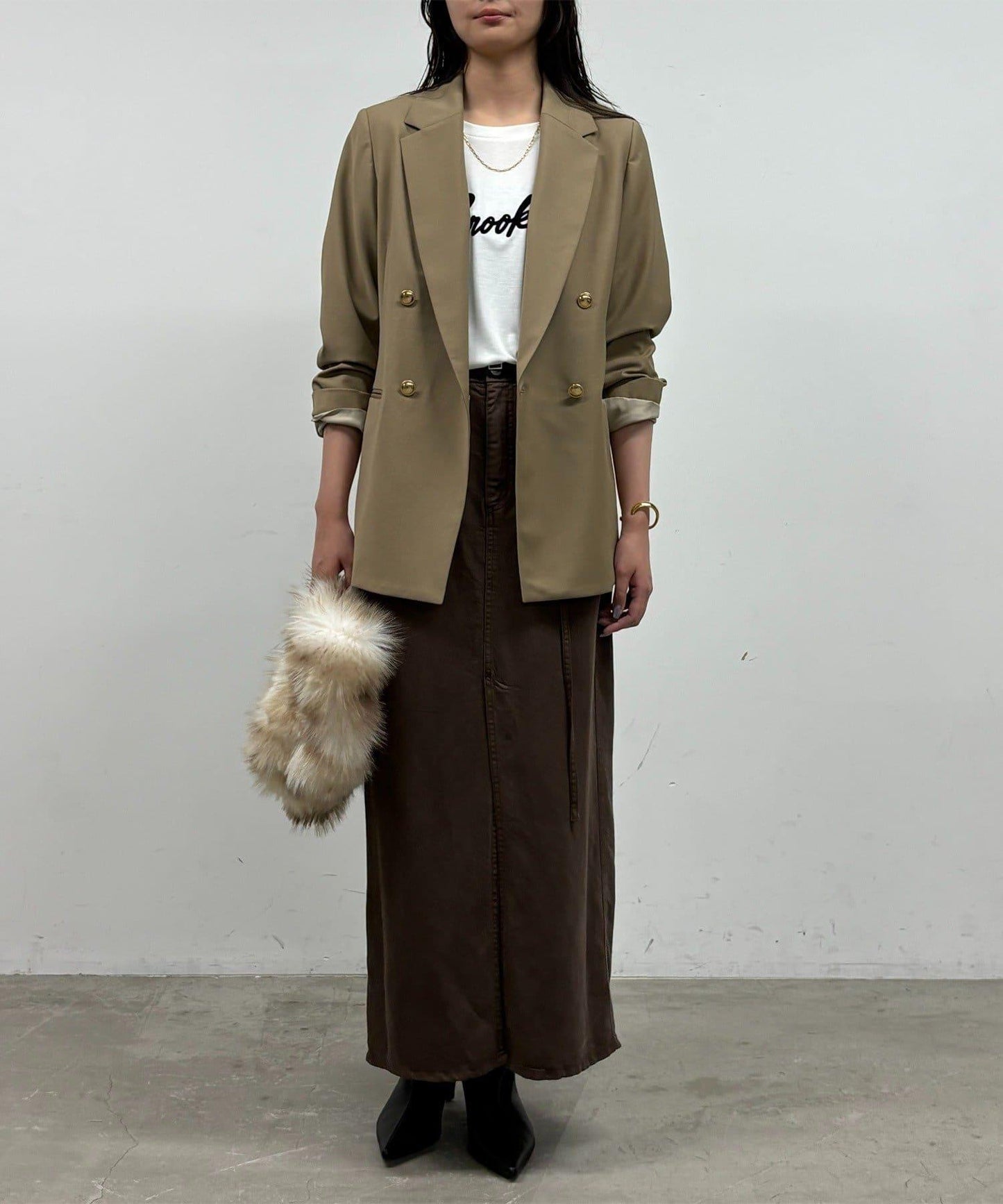 LOUNGEDRESS 經典雙排扣西裝外套 女
